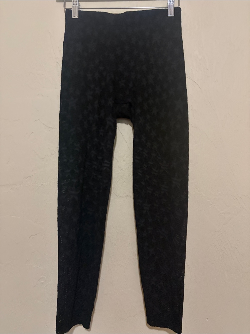 Adam Selman Sport Mesh Black Star Leggings. Excellent Condition!